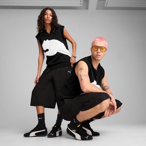 FUTURE ARCHIVE Relaxed Fit 16" Cargo Jorts, PUMA Black, extralarge-IND